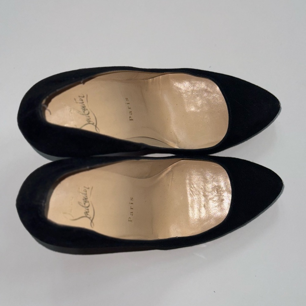 Christian Louboutin Black Heels Elegant Design